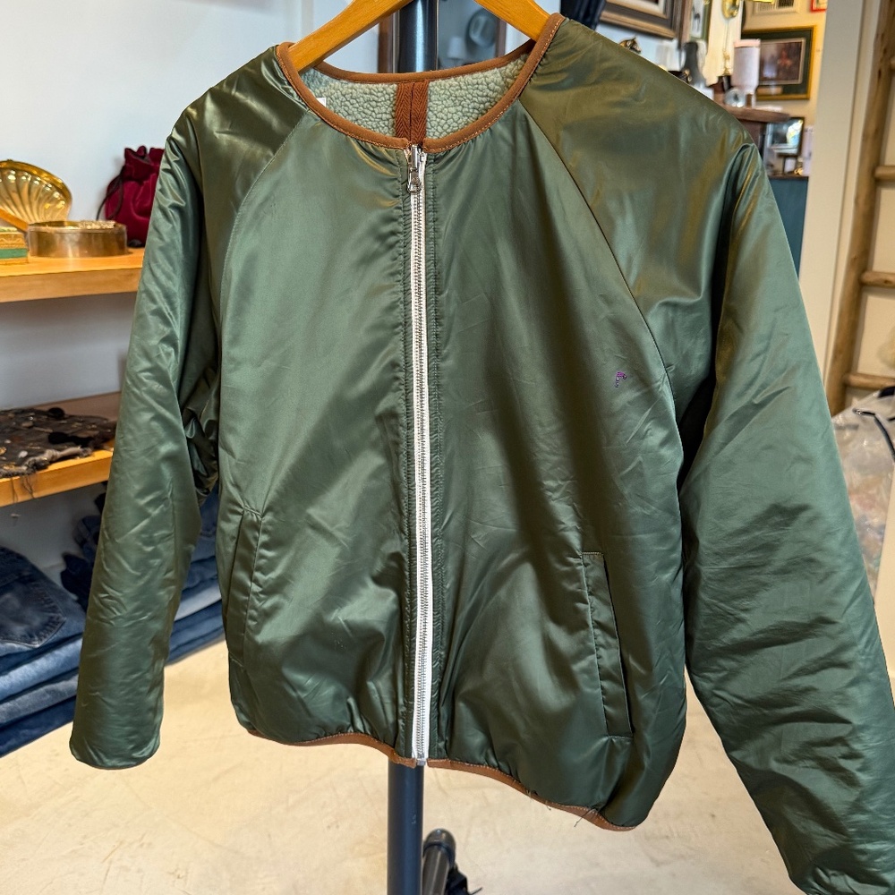 Vintage Green Bomber